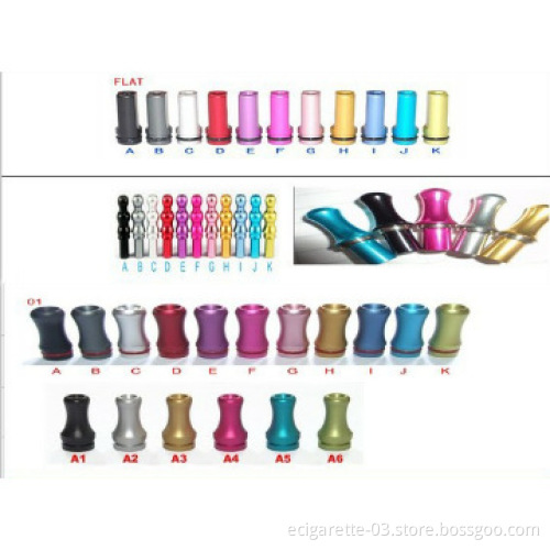 Wholesale ecig drip tip with various style and color